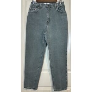 Vintage 1993 Levi  551 Jeans Womens Size 10 Relaxed Fit Green Tapered Leg 90s